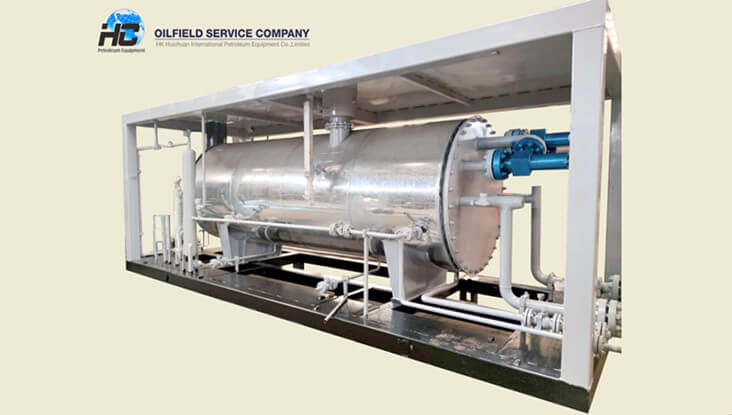 Oil and gas gathering and transportation water bath heater.jpg